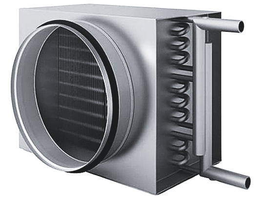 Воздухонагреватель водяной круглый AIRS НАГР-КВ