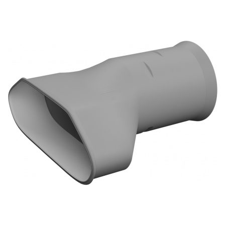 СПВ ПЭО МПГ-75/132х52 муфта переходная из АБС-пластика для СПВ ПЭО с 1 уплотнительной резинкой и фиксирующим кольцом, с D75 на 132х52, горизонтальное