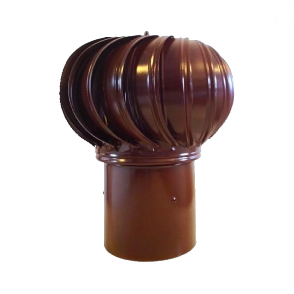 Турбодефлектор вытяжной вентиляции из краш металла TD-120