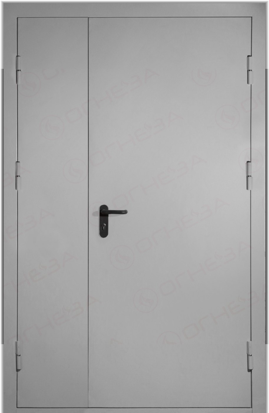 Техническая дверь двупольная глухая