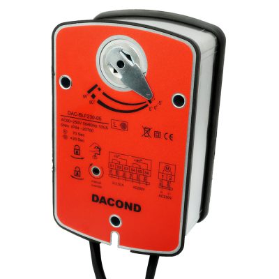 Электропривод DACOND DAC-BLF24-10 (10 Н·м, 24 В, для ОЗК, с пружиной)