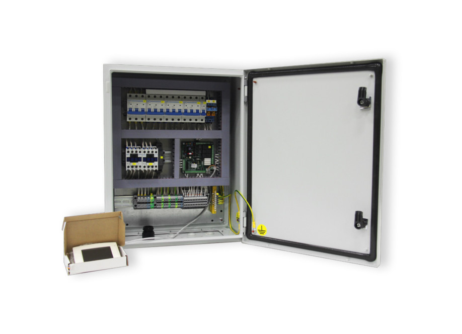 Щит управления с выносным пультом DMXGT/11кВт/V/Fi/HW/CW/CF/HE.4х36кВт/M-IP65
