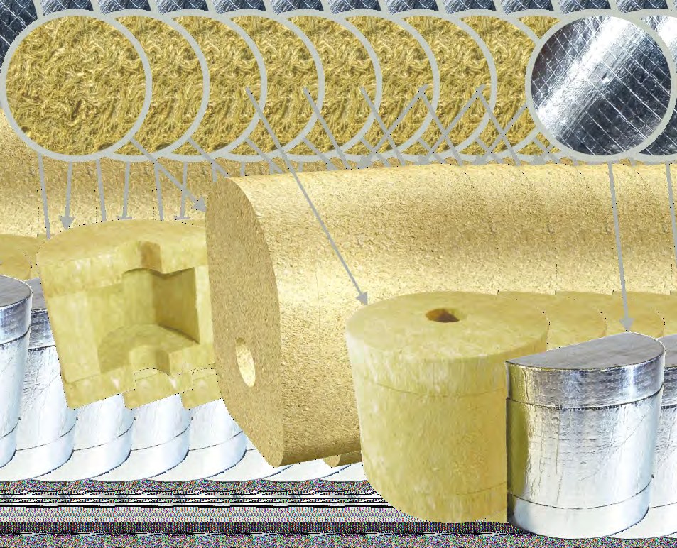 Фланцы теплоизоляционные PIPEWOOL 150 из минеральной ваты, Ду 15–800 мм